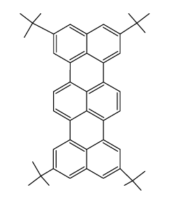 2,5,10,13-四叔丁基三苯并[de,kl,rst]五苯 结构式
