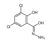 3,5-二氯-2-羟基苯甲酰肼 结构式
