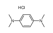 1,4-Benzenediamine, N1,N1,N4,N4-tetramethyl-, hydrochloride (1:1) 结构式