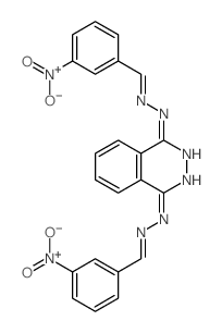 3-硝基苯甲醛 1,4-邻苯二甲酰肼二腙 结构式