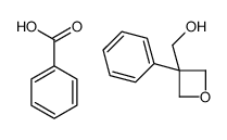 3-苯基-3-氧杂环丁烷甲醇苯甲酸酯 结构式