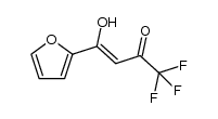 3-Buten-2-one, 1,1,1-trifluoro-4-(2-furanyl)-4-hydroxy- 结构式