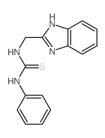 Thiourea, N-(1H-benzimidazol-2-ylmethyl)-N'-phenyl- 结构式