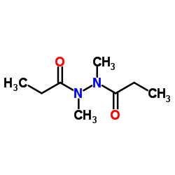 Propanoic acid, 1,2-dimethyl-2-(1-oxopropyl)hydrazide 结构式