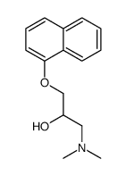 2-Propanol, 1-(dimethylamino)-3-(1-naphthalenyloxy)- 结构式