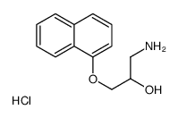 N-脱异丙基普萘洛尔盐酸盐 结构式