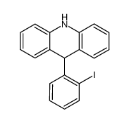 9-(2-碘苯基)-9,10-二氢吖啶 结构式