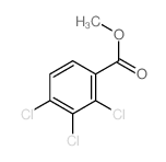 2,3,4-三氯苯甲酸甲酯 结构式
