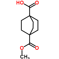 4-(甲氧羰基)双环[2.2.2]辛烷-1-羧酸 结构式