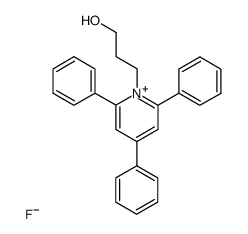 1-(3-羟丙基)-2,4,6-三苯基吡啶鎓氟化物 结构式