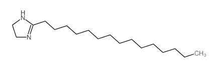 1H-Imidazole,4,5-dihydro-2-pentadecyl- 结构式