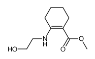 2-[(2-羟乙基)氨基]-1-环己烯-1-羧酸甲酯 结构式