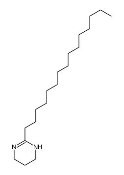 Pyrimidine, 1,4,5,6-tetrahydro-2-pentadecyl- 结构式