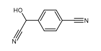(αR)-4-氰基-α-羟基苯乙腈 结构式