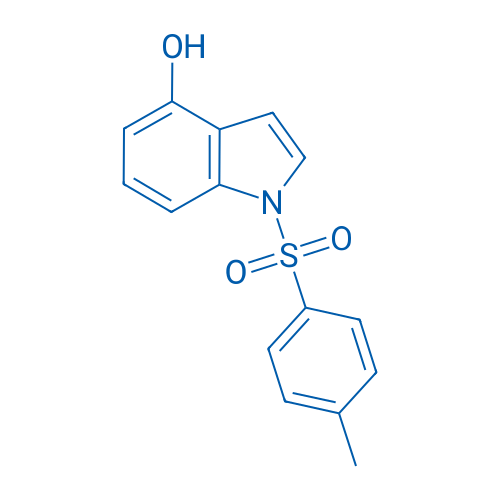 1-(对甲苯磺酰基)-1H-吲哚-4-醇 结构式