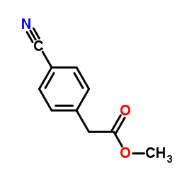 4-氰基苯乙酸甲酯 结构式
