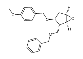 6-Oxabicyclo[3.1.0]hexane, 3-[(4-methoxyphenyl)methoxy]-2-[(phenylmethoxy)methyl]-, (1S,2R,3S,5R)- 结构式