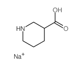 3-哌啶甲酸钠 结构式