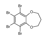 2H-1,5-Benzodioxepin, 6,7,8,9-tetrabromo-3,4-dihydro- 结构式