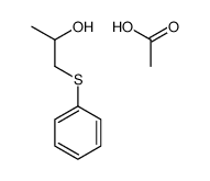 2-Propanol, 1-(phenylthio)-, 2-acetate 结构式