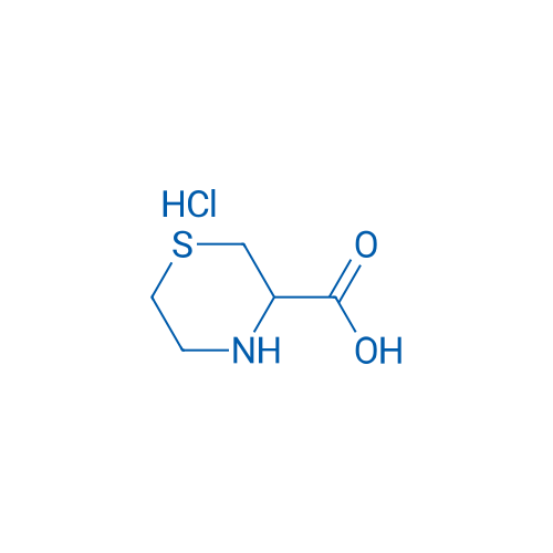 硫代吗啉-3-羧酸盐酸盐 结构式