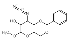 (3-hydroxy-4-methoxy-9-phenyl-5,8,10-trioxabicyclo[4.4.0]dec-2-yl)imino-imino-azanium 结构式