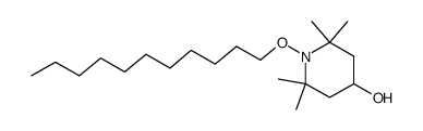 4-Piperidinol, 2,2,6,6-tetramethyl-1-(undecyloxy)- 结构式