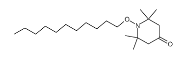 4-Piperidinone, 2,2,6,6-tetramethyl-1-(undecyloxy)- 结构式