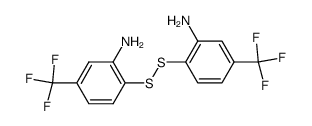 2,2'-二硫代双[5-(三氟甲基)苯胺] 结构式
