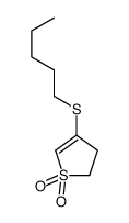 2,3-二氢-4-(戊硫基)噻吩-1,1-二氧化物 结构式
