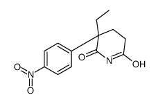 (3R)-3-乙基-3-(4-硝基苯基)哌啶-2,6-二酮 结构式