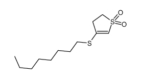 Thiophene, 2,3-dihydro-4-(octylthio)-, 1,1-dioxide 结构式