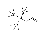 Trisilane, 1,1,1,3,3,3-hexamethyl-2-(2-methyl-2-propen-1-yl)-2-(trimethylsilyl)- 结构式