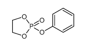 2-苯氧基-1,3,2-二氧磷杂环戊烷 2-氧化物 结构式