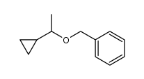 Benzene, [(1-cyclopropylethoxy)methyl]- 结构式