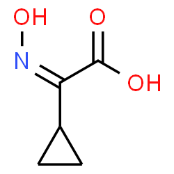 2-环丙基-2-(羟亚氨基)乙酸 结构式