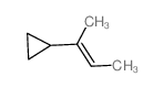 Cyclopropane, (1-methyl-1-propen-1-yl)- 结构式