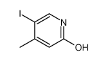 5-碘-4-甲基吡啶-2-醇 结构式