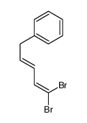 Benzene, [(2E)-5,5-dibromo-2,4-pentadien-1-yl]- 结构式