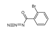 2-溴苯甲酰叠氮 结构式