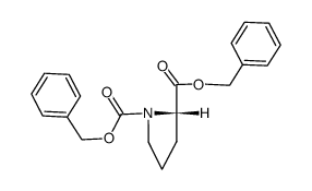 1,2-Pyrrolidinedicarboxylic acid, bis(phenylmethyl) ester, (2S)- (9CI) 结构式