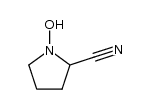 1-羟基-2-吡咯烷甲腈 结构式