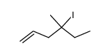 4-碘-4-甲基-1-己烯 结构式