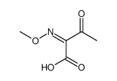 (Z)-2-(Methoxyimino)-3-oxo-butanoic Acid 结构式