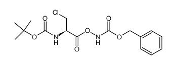 3,8-Dioxa-2,6-diazadecanoic acid, 5-(chloromethyl)-9,9-dimethyl-4,7-dioxo-, phenylmethyl ester, (R)- (9CI) 结构式
