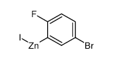 5-溴-2-氟苯基碘化锌 结构式