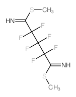 2,2,3,3,4,4-六氟戊烷二(亚氨基硫代甲酸)二甲酯 结构式