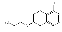 (-)-(6-丙基氨基)-5,6,7,8-四氢-萘-1-醇 结构式