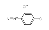 4-羟基苯重氮氯化物 结构式