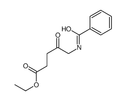 5-苯甲酰氨基-4-氧代戊酸乙酯 结构式